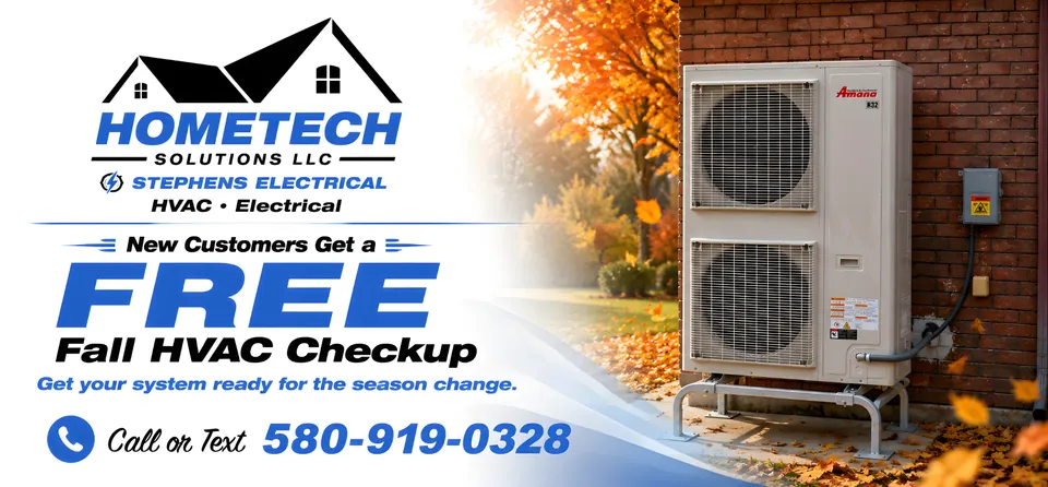 HomeTech Solutions advertisement as printed in the October 2026 Lawton Spotlight
